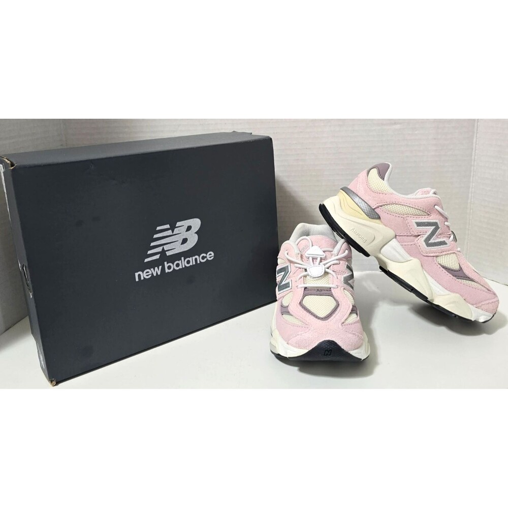 New Balance Kids 9060 Bungee Lace Sneakers Toddler Shoes Size 10 Rose Sugar